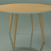 3d model Round table 3500 (H 74 - D 120 cm, M02, Natural oak) - preview