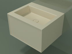 Lavabo con cassetto (06UC32401, Bone C39, L 60, P 50, H 36 cm)