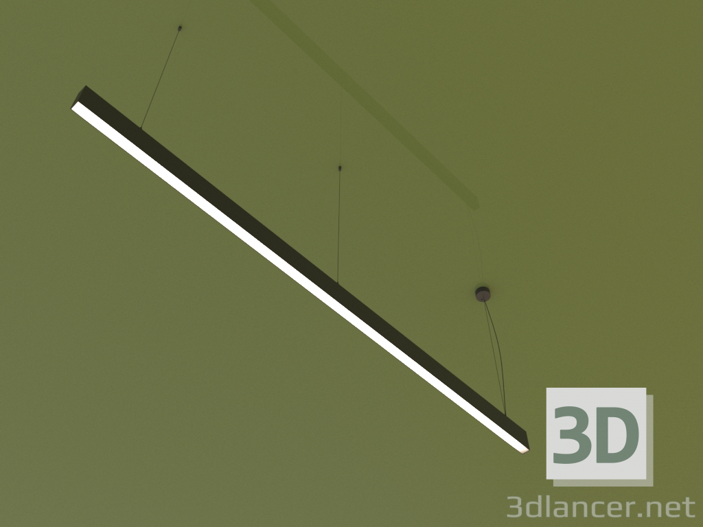 3D Modell Beleuchtungskörper LINEAR P9035 (2000 mm) - Vorschau