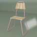 3d model Chair (pink, light veneer) - preview