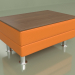 3D Modell Couchtisch Evolution (Oranges Leder) - Vorschau