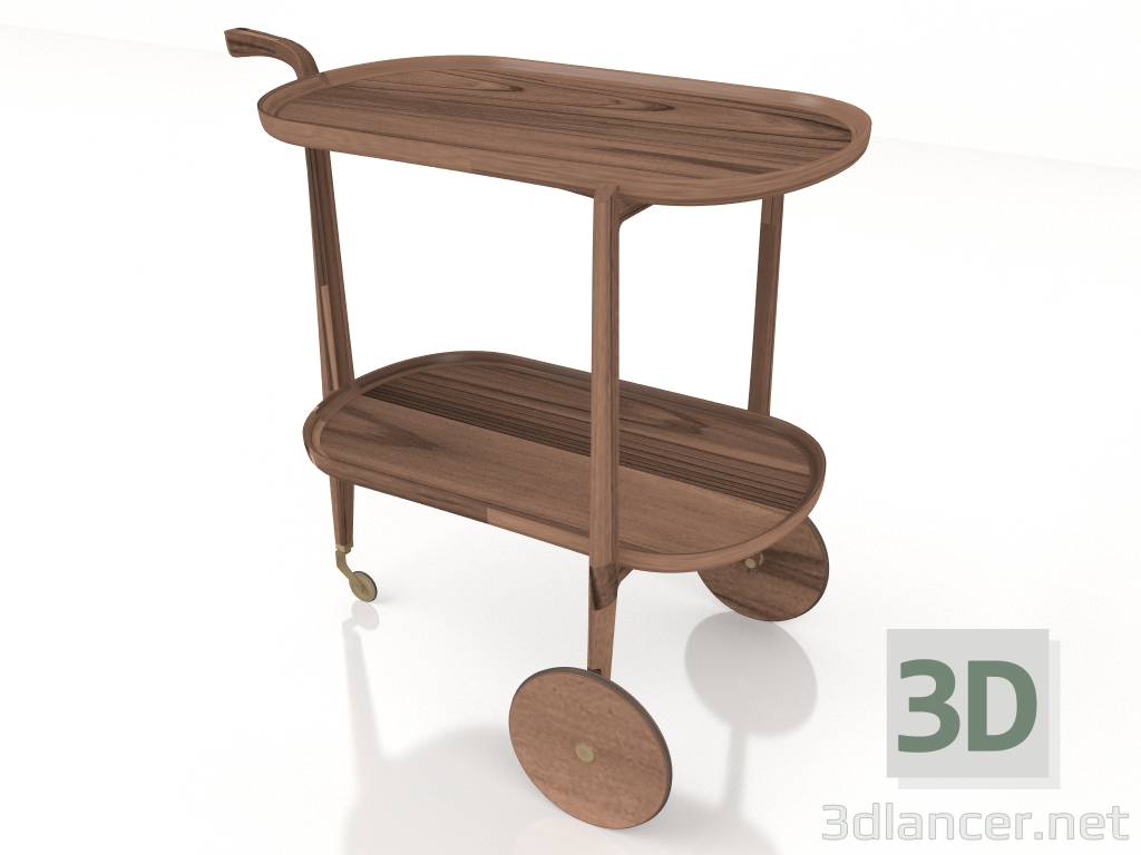 3d model Carrito de bebidas Bloody Mary - vista previa