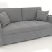 modello 3D Divano letto Caitlin (grigio) - anteprima