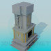 3d model Chimenea de estuco - vista previa