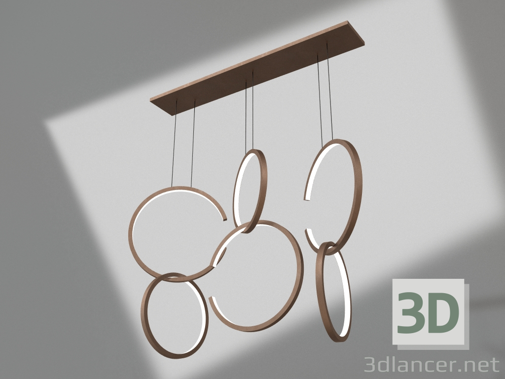 Modelo 3d Lustre (S592) - preview