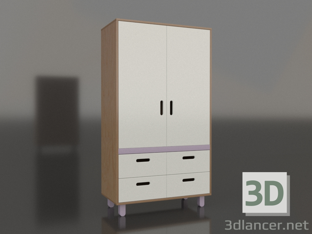 3d model Wardrobe closed TUNE HB (WRTHBA) - preview