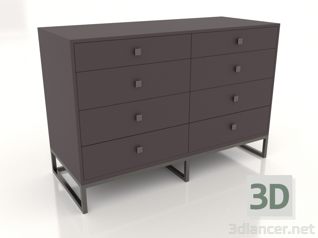 modèle 3D Commode (foncé) - preview