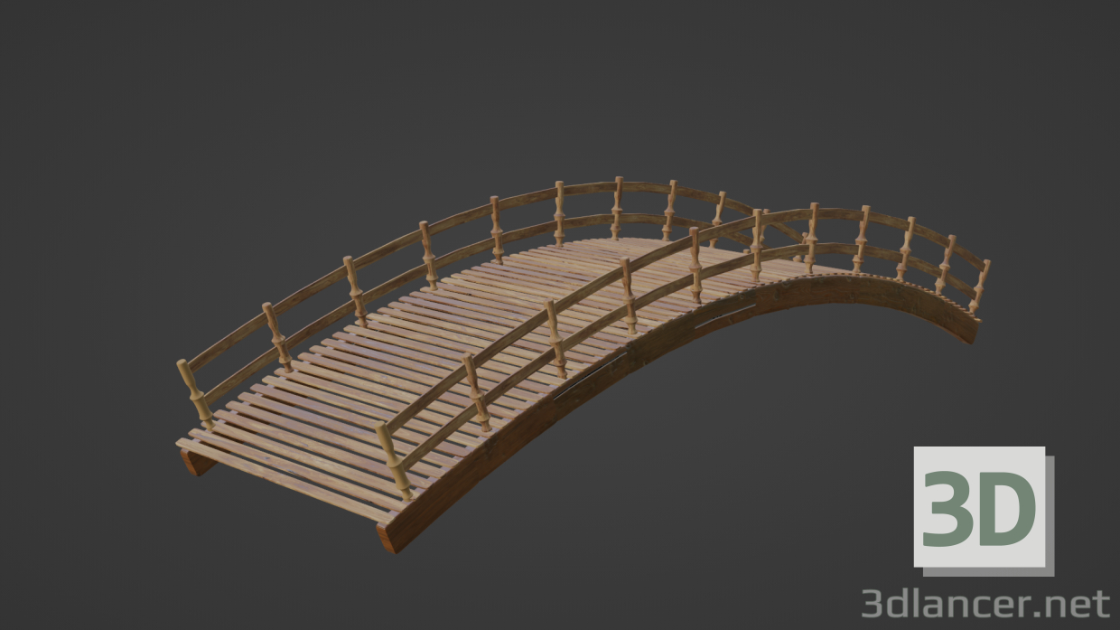 3d model Puente personalizable - vista previa