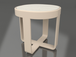 Table basse ronde Ø42 (DEKTON Danae, Sable)