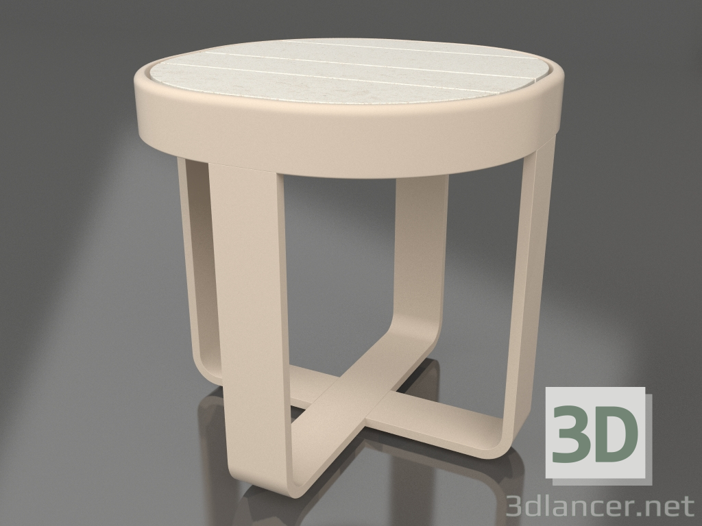 3d model Mesa de centro redonda Ø42 (DEKTON Danae, Arena) - vista previa