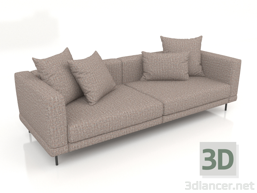 modello 3D Divano Carol-2 (Femida 22 2) - anteprima