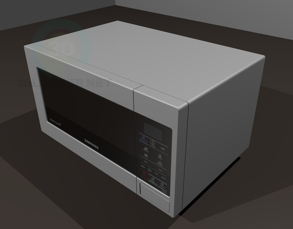 3d model Microondas Samsung - vista previa