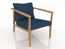 Loungesessel 640 mm (Eiche natur)