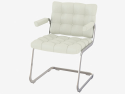 Quilted chair with armrests RH-305-52