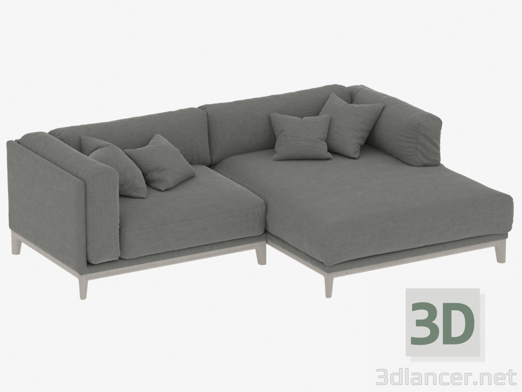 3D Modell Modulsofa CASE 2480mm (Art. 901-908) - Vorschau