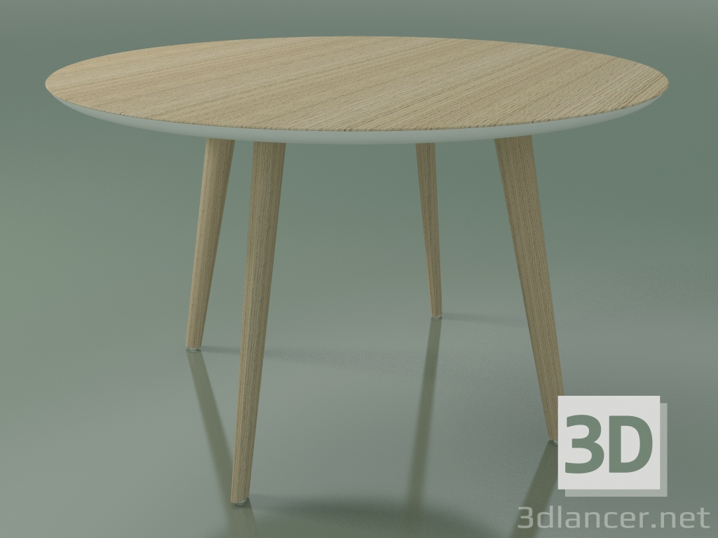 3d модель Стіл круглий 3500 (H 74 - D 120 cm, М02, Bleached oak) – превью