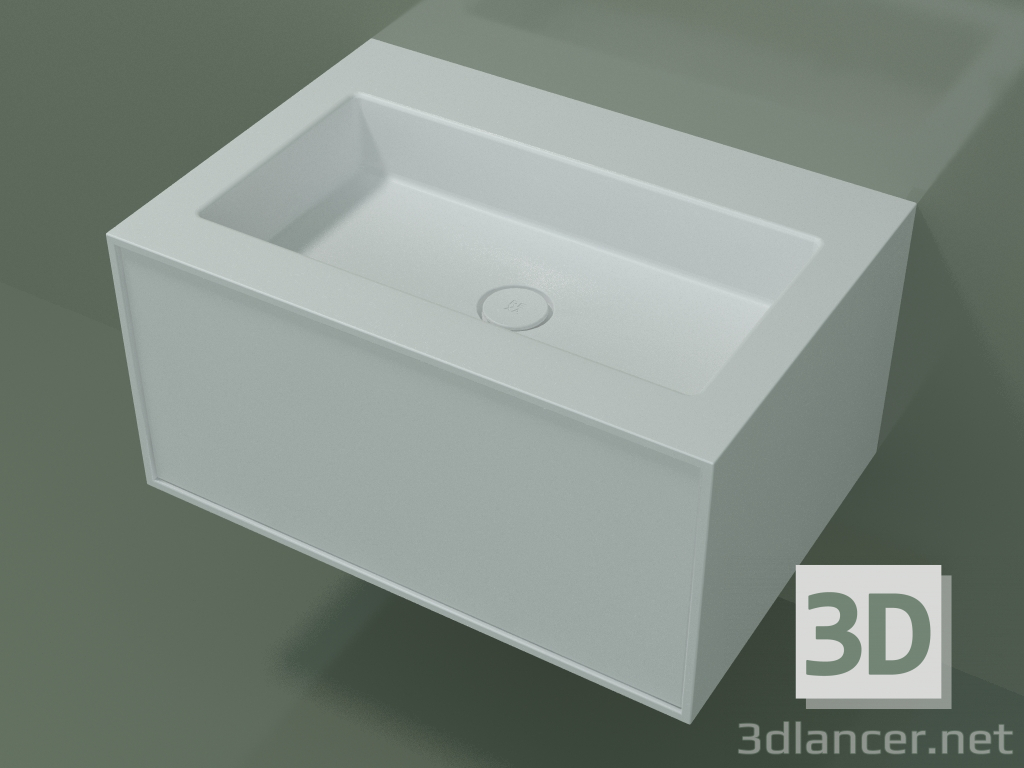 3d model Lavabo con cajón (06UC42401, Glacier White C01, L 72, P 50, H 36 cm) - vista previa