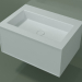 modello 3D Lavabo con cassetto (06UC42401, Glacier White C01, L 72, P 50, H 36 cm) - anteprima