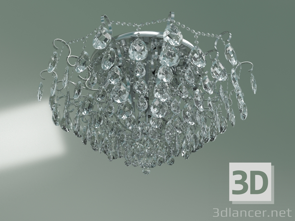 Modelo 3d Candelabro de teto 10081-12 (Strotskis de cristal cromado) - preview