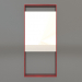 3d model Mirror ZL 08 (450х1000, red) - preview