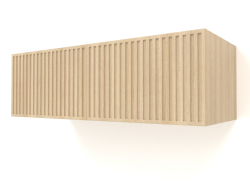 Étagère suspendue ST 06 (2 portes ondulées, 800x315x250, bois blanc)