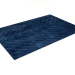 modèle 3D Tapis Chevron bleu 300X200 - preview