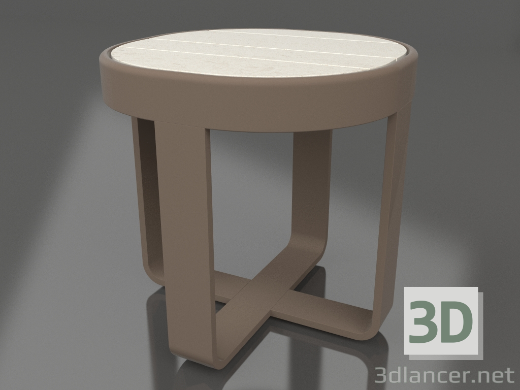 3d модель Кофейный столик круглый Ø42 (DEKTON Danae, Bronze) – превью