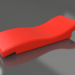 Modelo 3d Espreguiçadeira (Vermelho) - preview