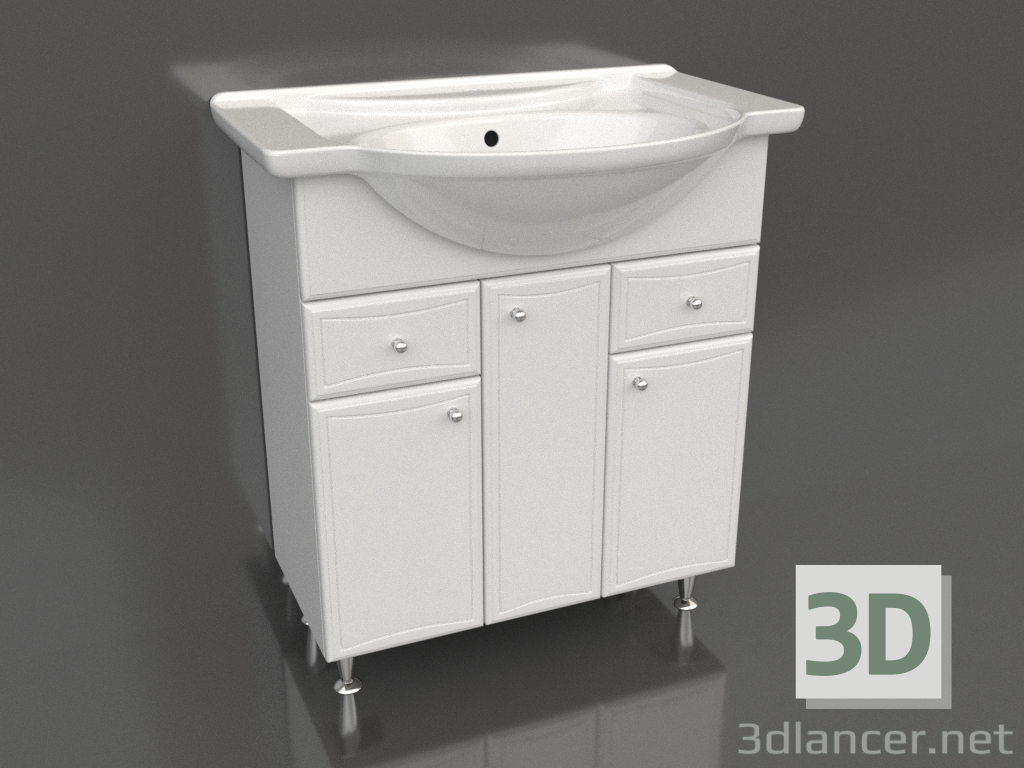 Modelo 3d Armário de piso 85 cm (Ba-L.01.08.K) - preview