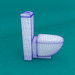 Aseo BTW 74 Sanitana Tocai 3D modelo Compro - render