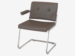 Leather chair with armrests RH-305-102