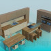 3d model Kitchen set - preview