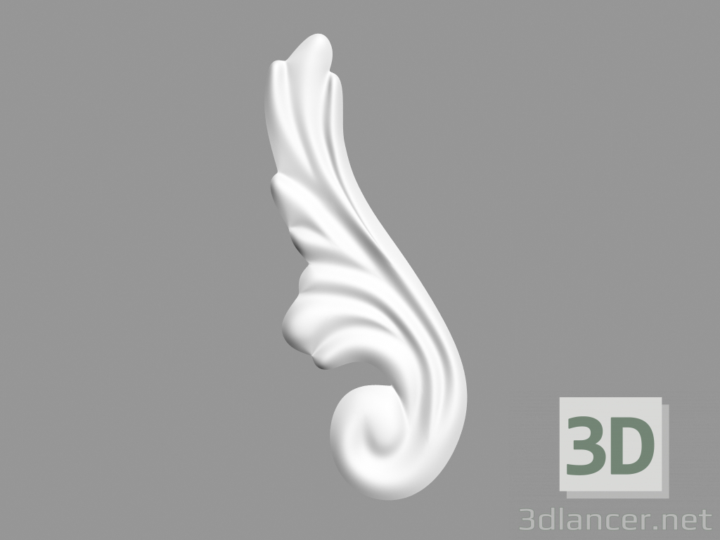 Modelo 3d Decoração de parede (Ф55) - preview