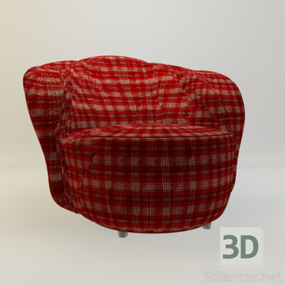 3d Chair for the living room model buy - render