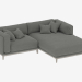 3D Modell Modulsofa CASE 2480mm (Art. 901-912) - Vorschau