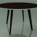 Modelo 3d Mesa redonda 3500 (H 74 - D 120 cm, M02, Wenge) - preview