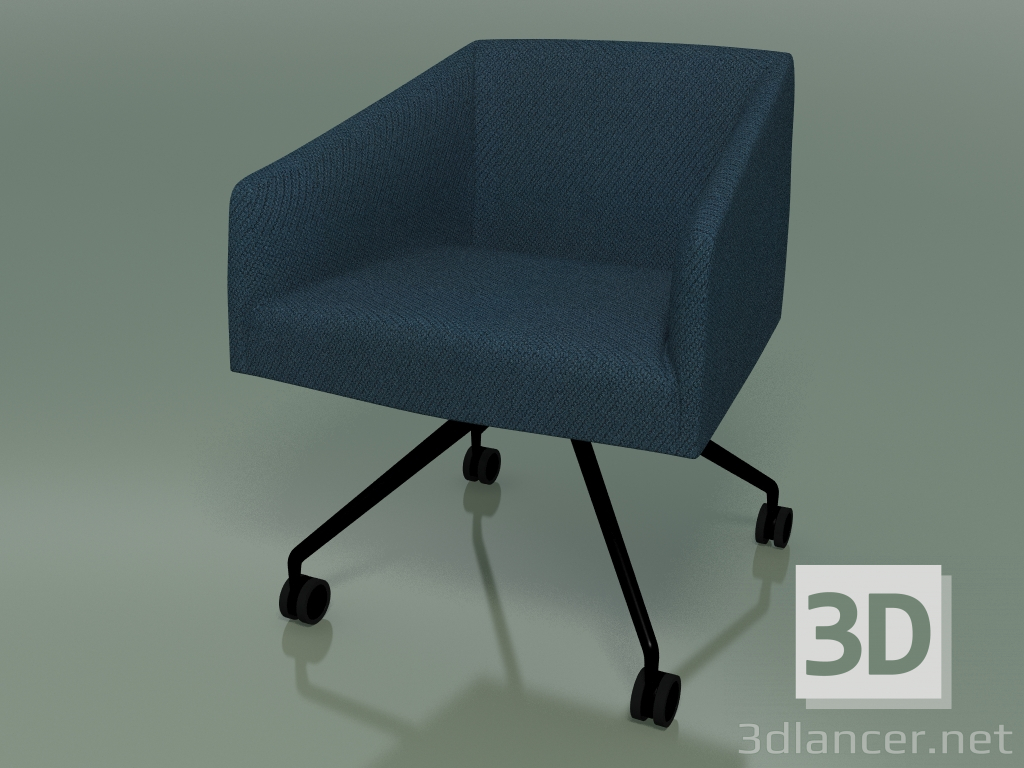 modèle 3D Fauteuil 2709 (sur roulettes, avec revêtement en tissu, V39) - preview