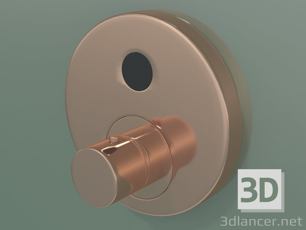 Modelo 3d Misturador de chuveiro embutido com termostato (36722300) - preview