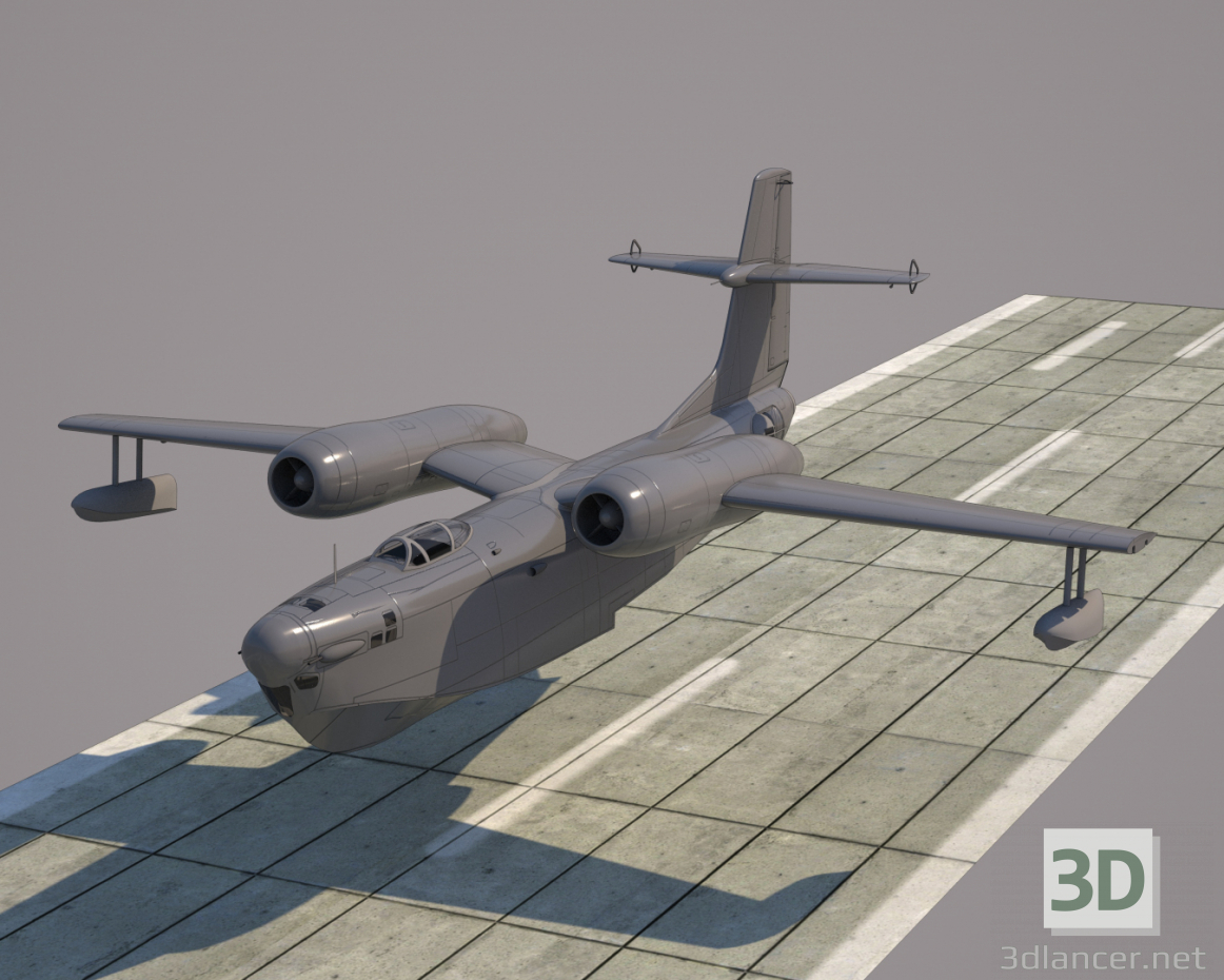 3D modeli Beriev R-1 - önizleme