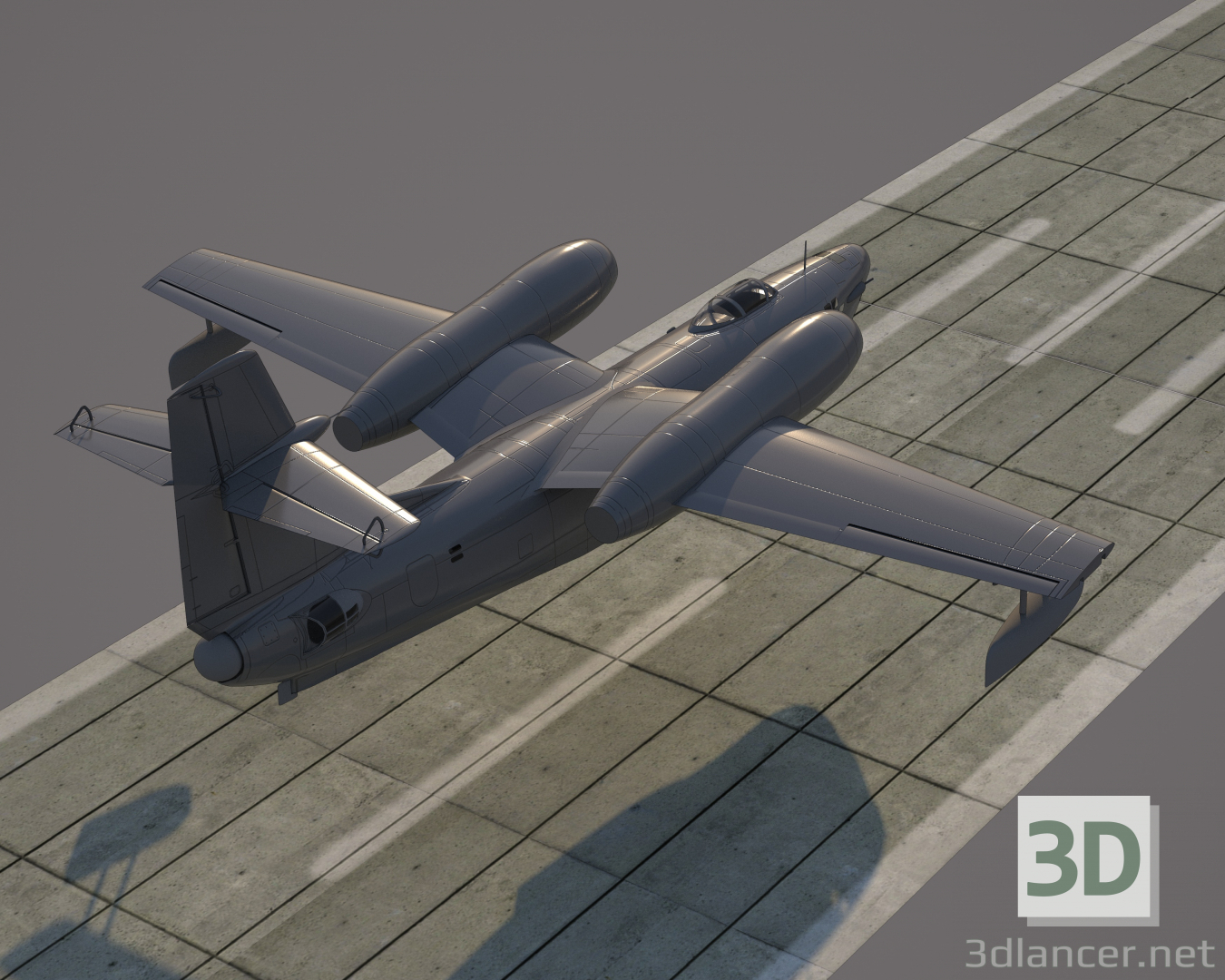 3D modeli Beriev R-1 - önizleme