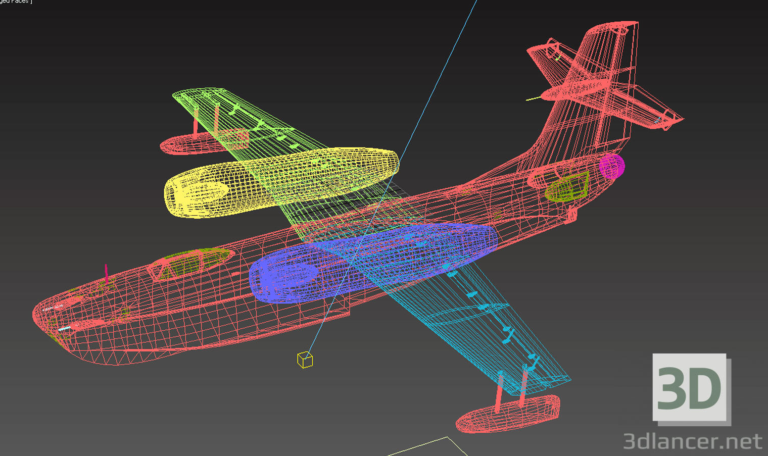 3D Modell Beriev R-1 - Vorschau