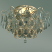 3d model Ceiling chandelier 10081-6 (gold-transparent Strotskis crystal) - preview