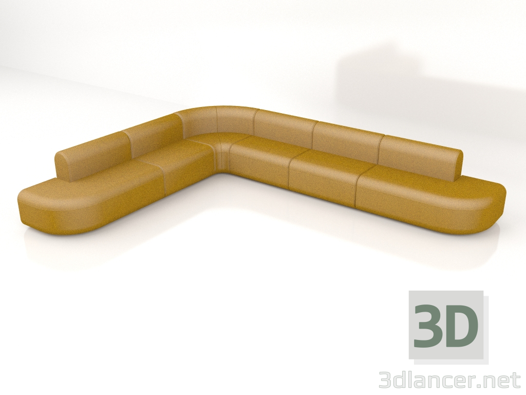 3d model Sofa Artiko Single Sofa AT16 (4110x3210) - preview