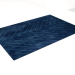 modèle 3D Tapis Chevron bleu 420X280 - preview