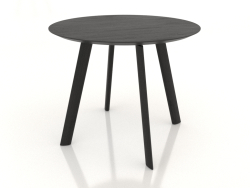 Dining table BRASKO 900x900x750 mm (black oak)