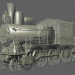 3d Locomotive model buy - render