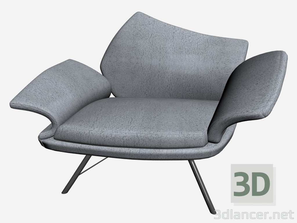 modèle 3D Chaise Njalina - preview