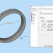 3d Кольца обручальные модель купить - ракурс