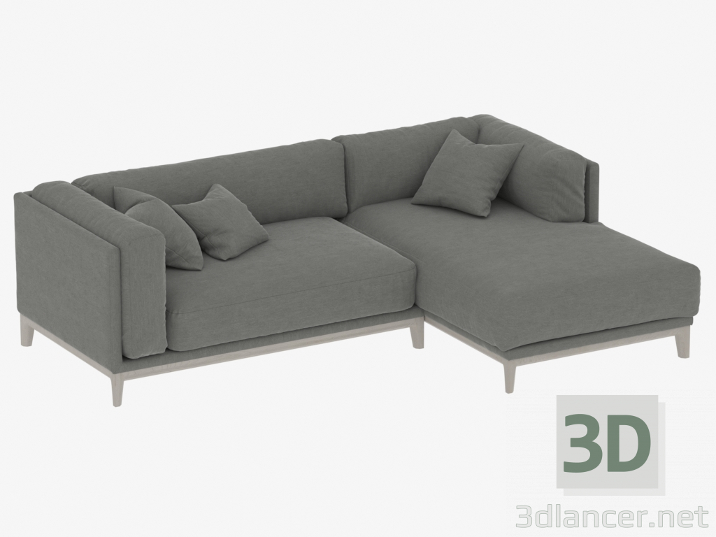 3D Modell Modulsofa CASE 2480mm (Art. 923-910) - Vorschau