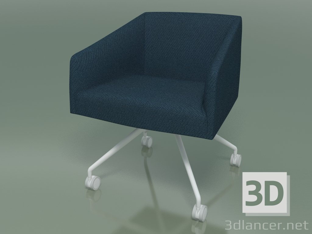 3D modeli Koltuk 2709 (tekerleklerde, kumaş döşemeli, V12) - önizleme